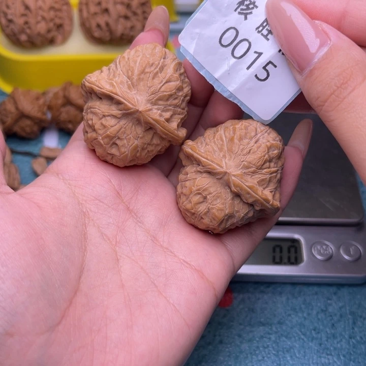 把件文玩核桃南瓜墩39.0015