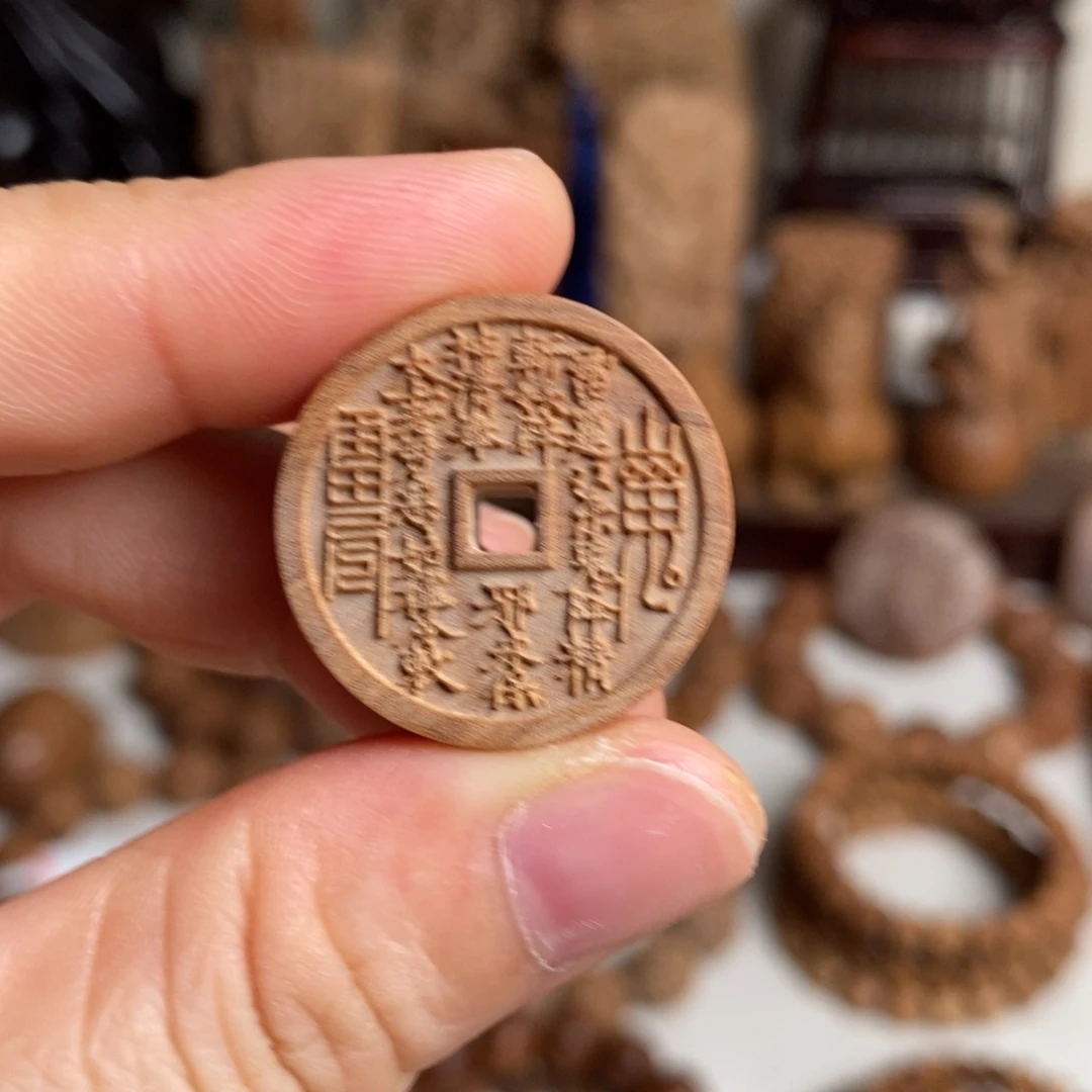 檀香木无事牌福利款