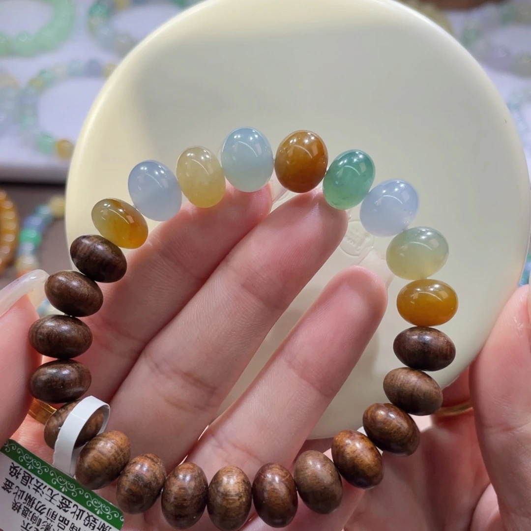 未镶嵌手链翡翠卡10-11