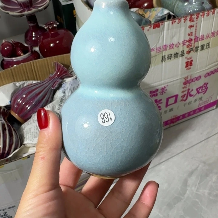 摆件陶郑家钧窑摆件