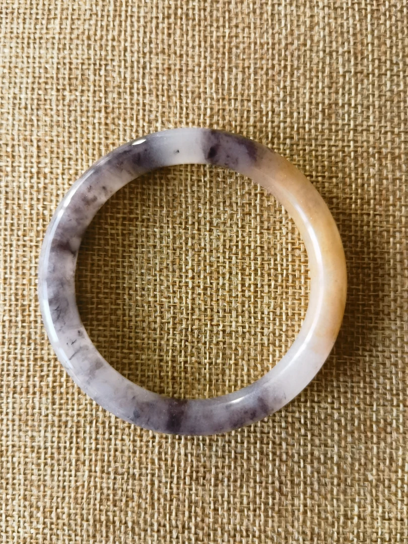 天然天山翠紫罗兰手镯多样性发其一件紫色女款