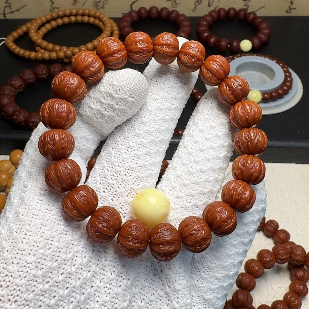 手串猴头核桃机刷做旧京八棱全品带单颗