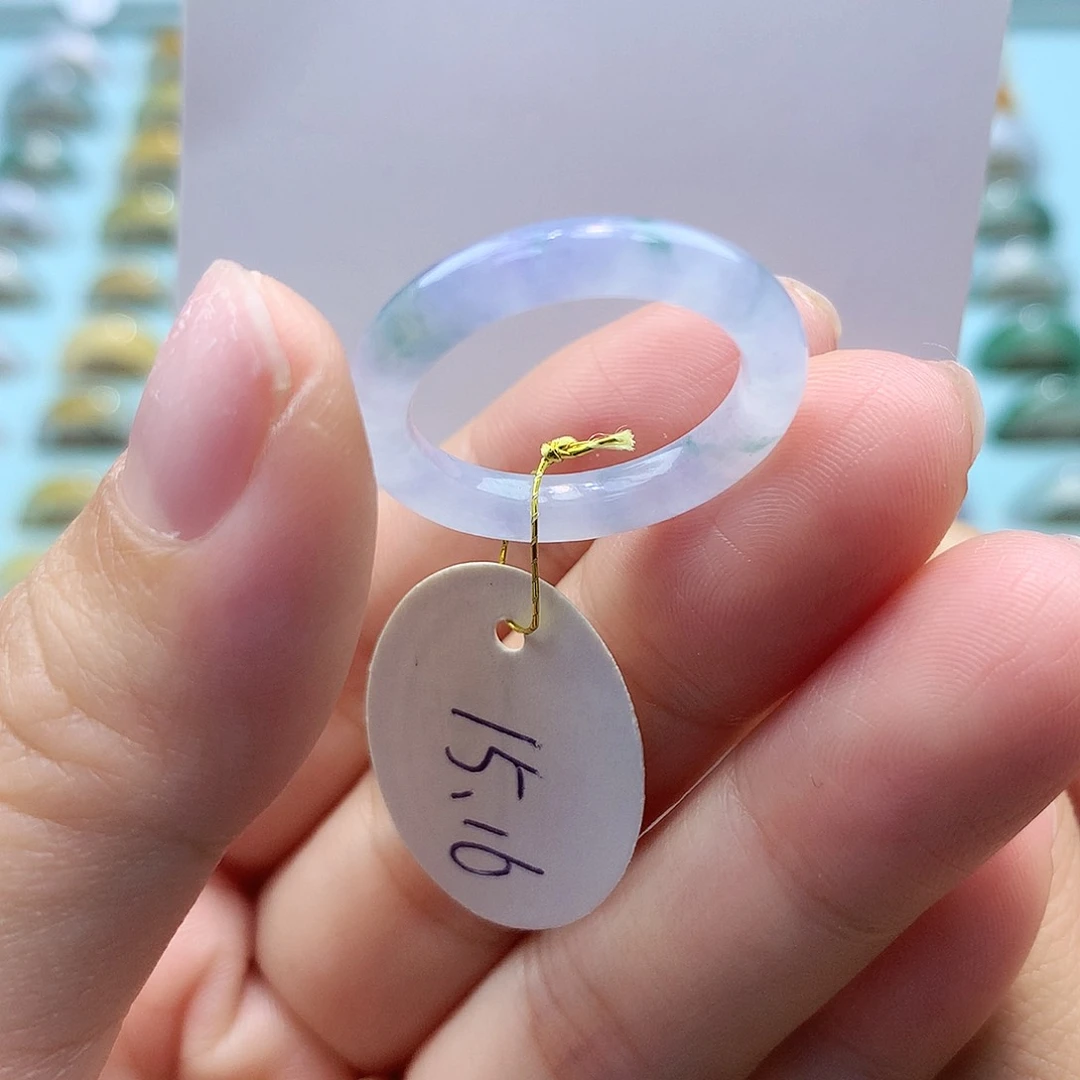 未镶嵌戒指翡翠1516圈