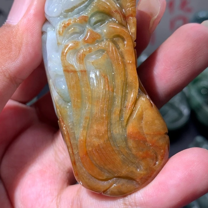翡翠未镶嵌颈饰保真天然a货翡翠