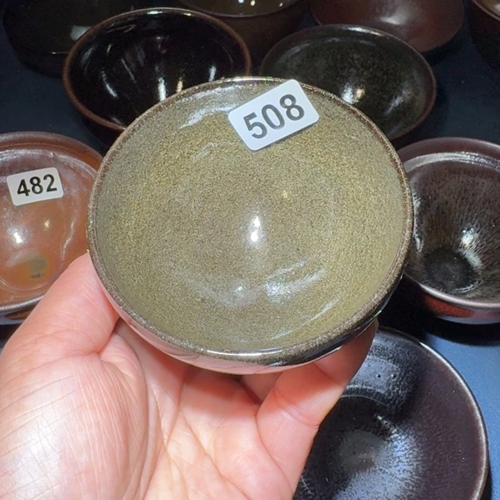 小雨茶盏手工柴烧