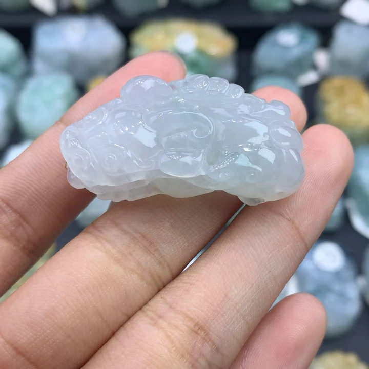 翡翠未镶嵌颈饰天然缅甸翡翠