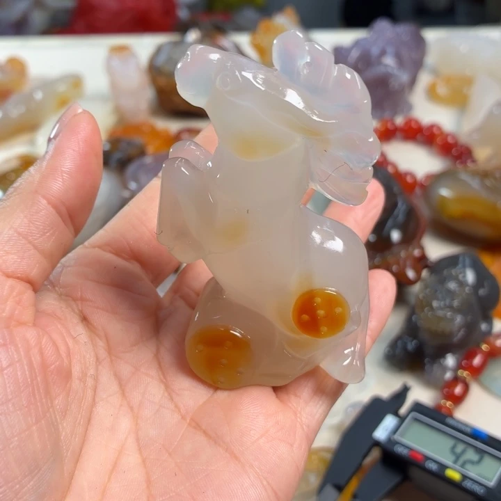 玛瑙/玉髓未镶嵌吊坠(不含链)