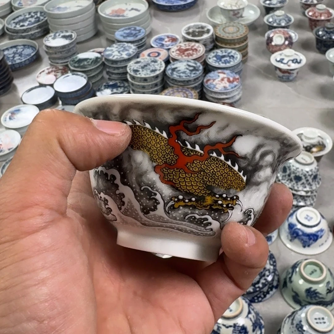 摆件金龙降世大压手
