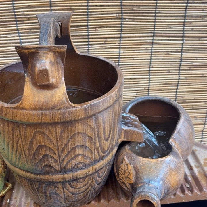 粗陶口径25/35，17/32/14➕15W水泵➕水管➕过滤棉