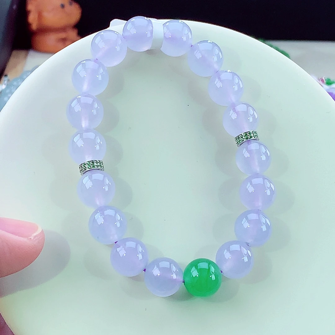 翡翠未镶嵌手链卡10