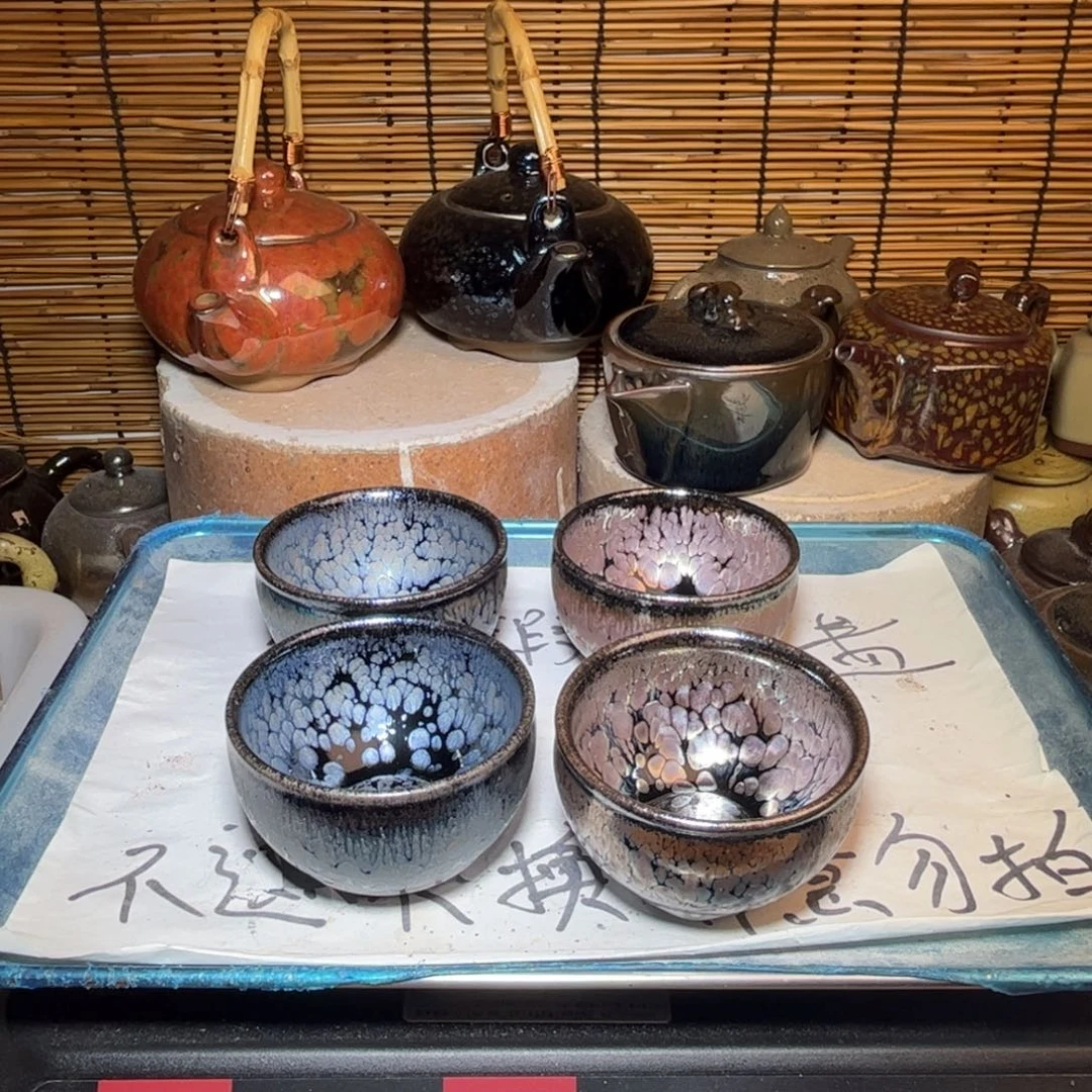 茶盏建窑建盏 微瑕作品