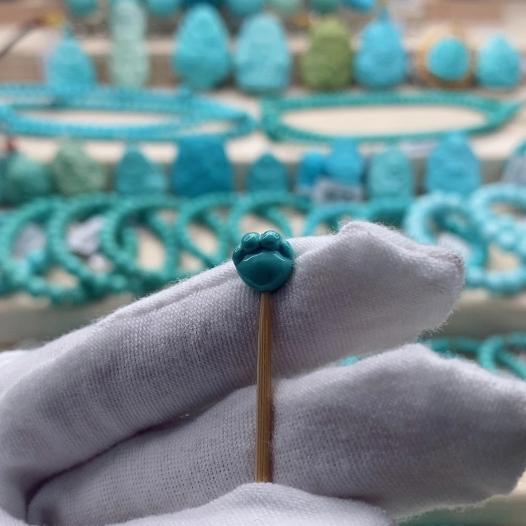 绿松石珠宝奇石未镶嵌