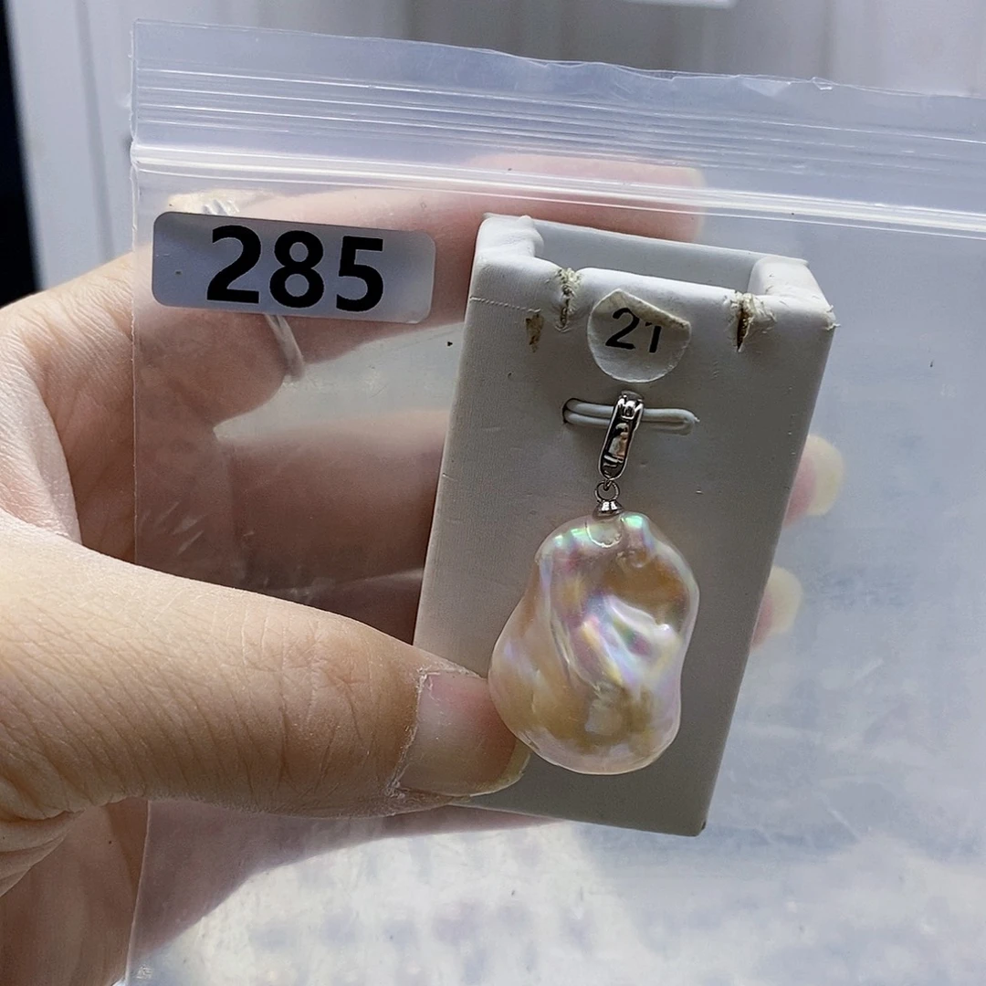 颈饰合金淡水珍珠