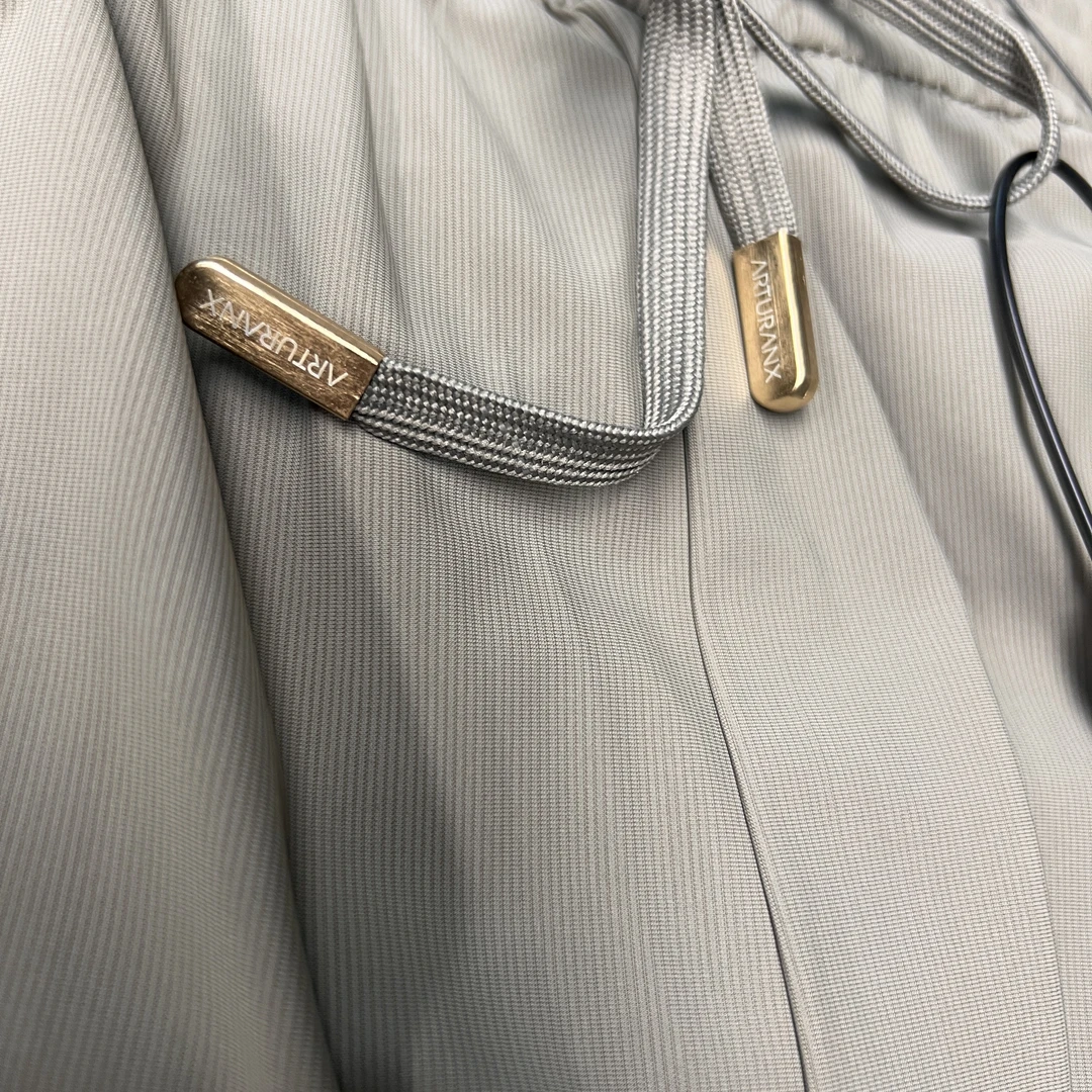 休闲裤冰丝薄款直筒型男装高弹时尚都市长裤松紧腰青年9888