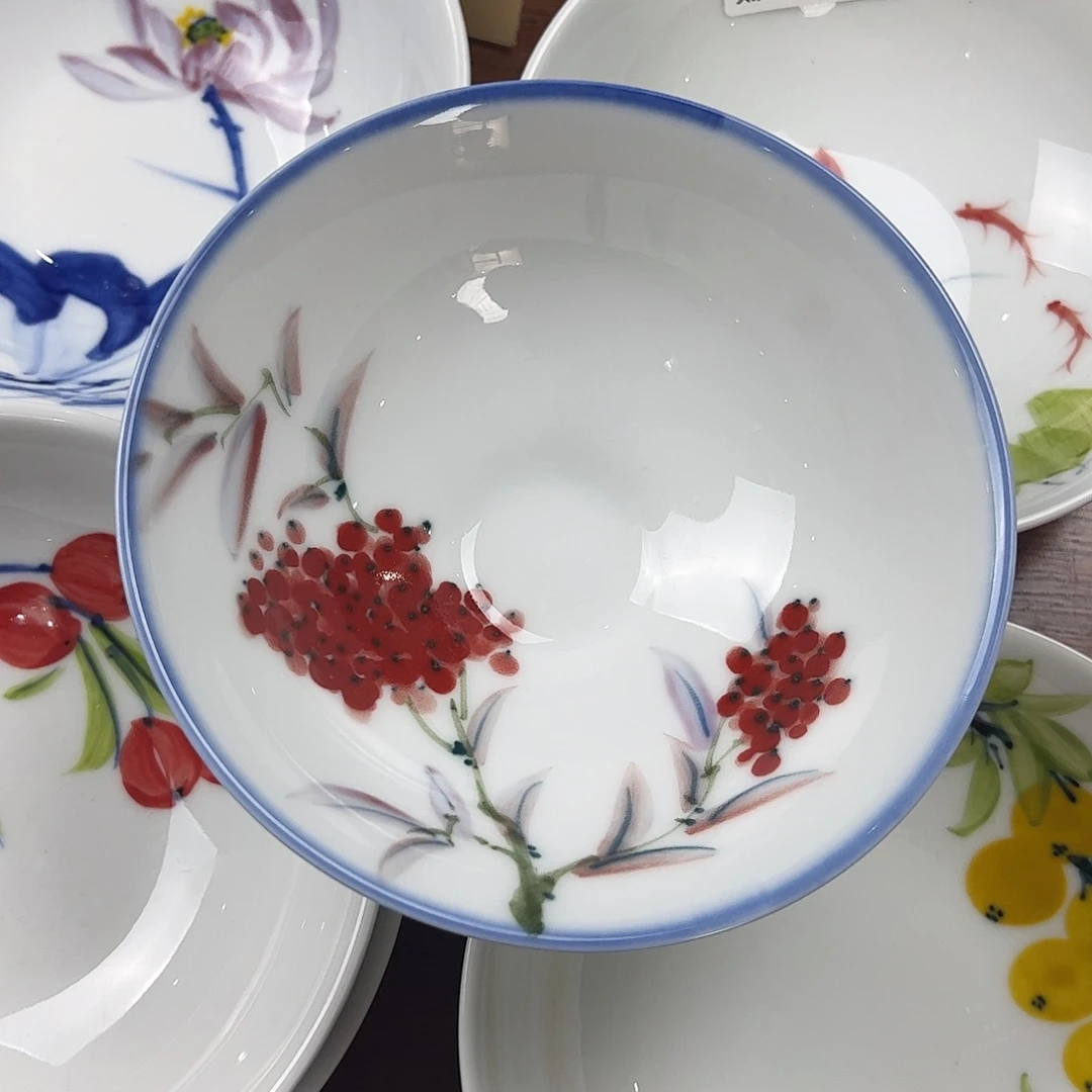 瓷片靖***景德镇陶瓷手工手绘制作