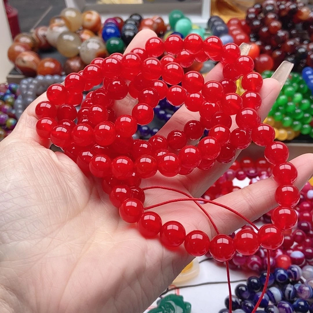 【闪购商品】玛瑙/玉髓手链未镶嵌吖*?