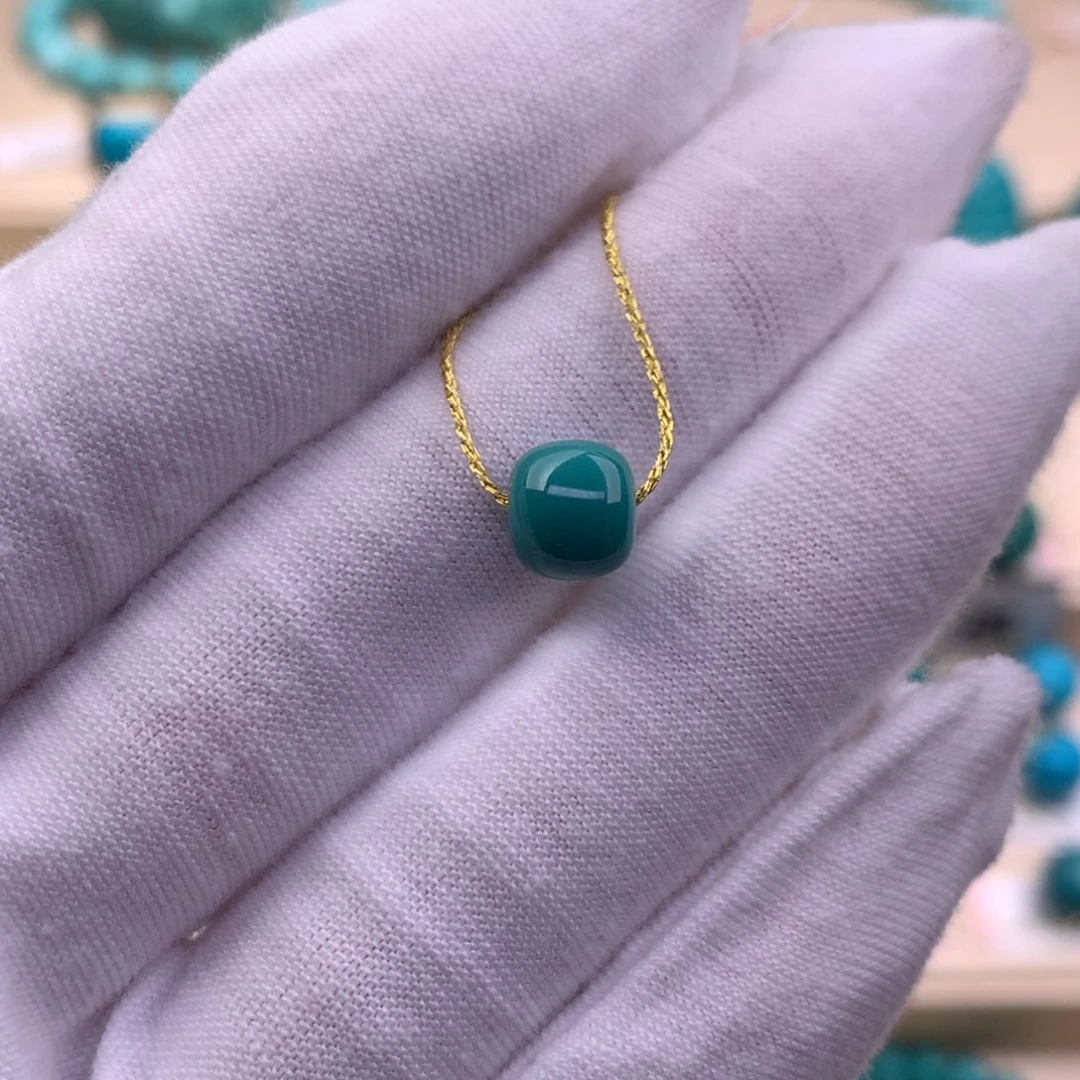 绿松石未镶嵌珠宝奇石7.6*6.7