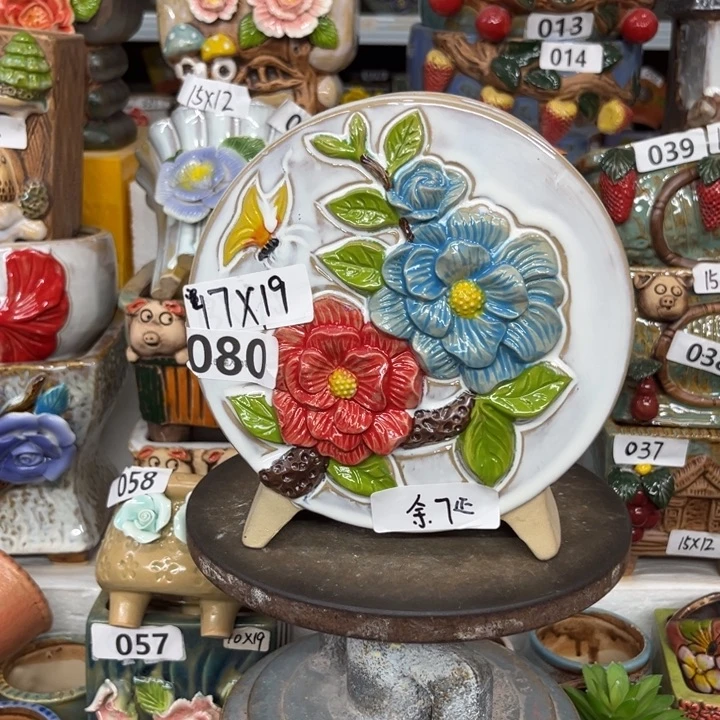 紫砂花盆粗陶材质多肉花盆