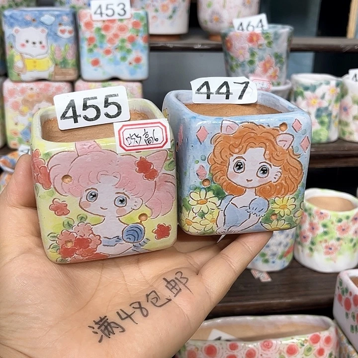 手工多肉植物花盆