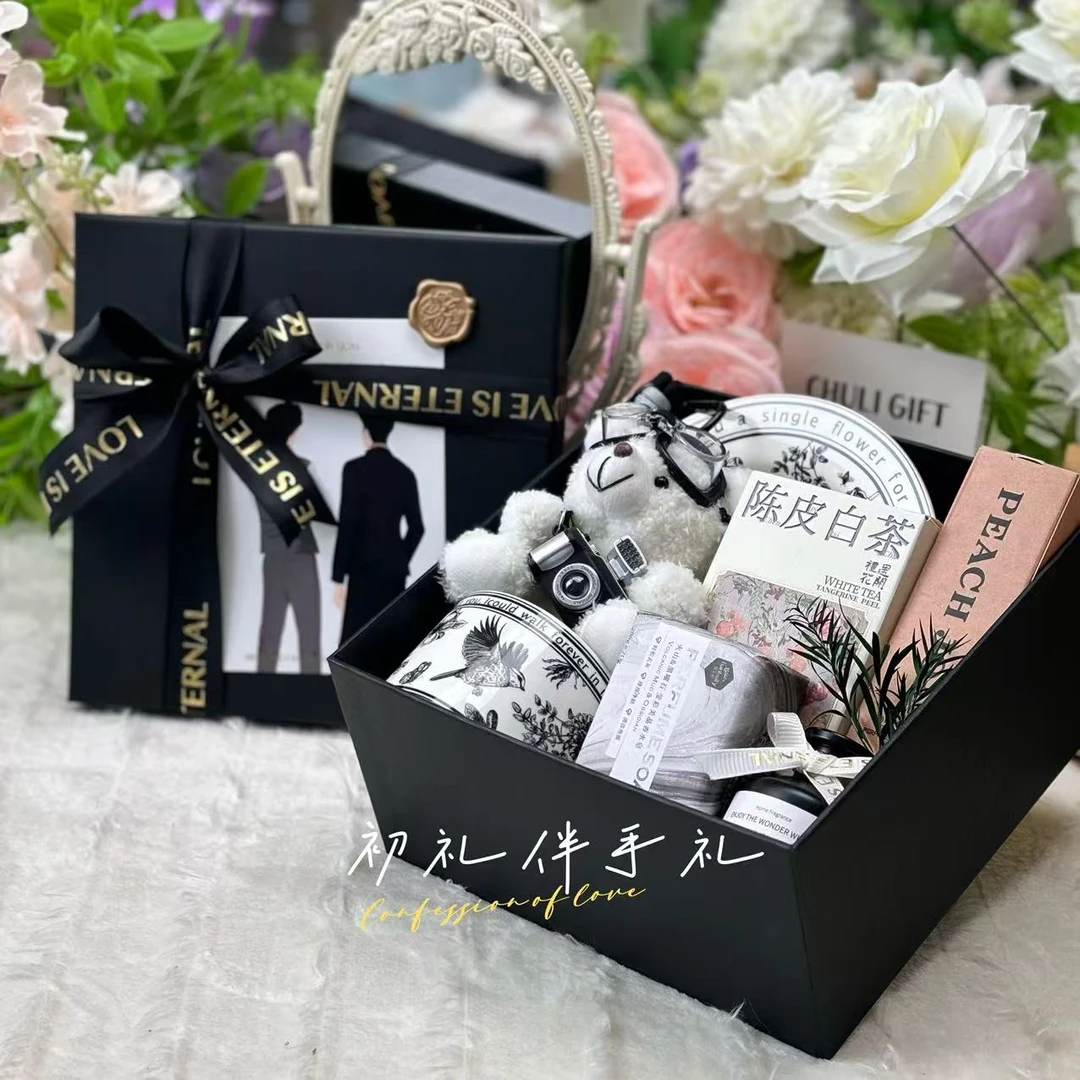 黑色系酷酷风伴郎结婚伴手礼新婚礼物送朋友生日节日礼物