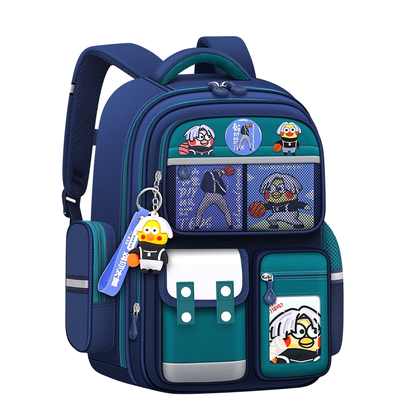 新款书包女生小学生一二三四五六年级大容量背包女男孩护脊双肩包