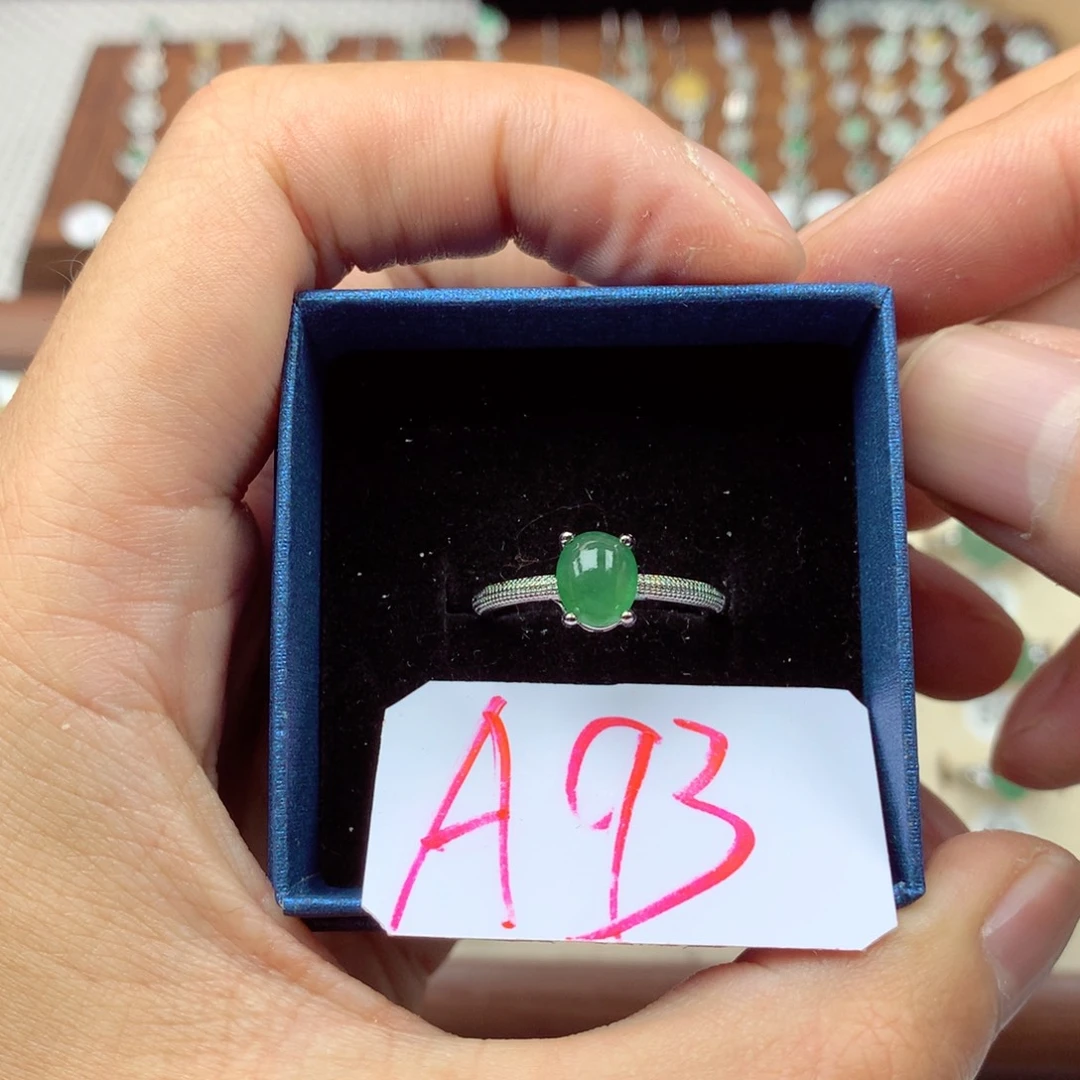 未镶嵌戒指翡翠小*爱缅甸翡翠戒指