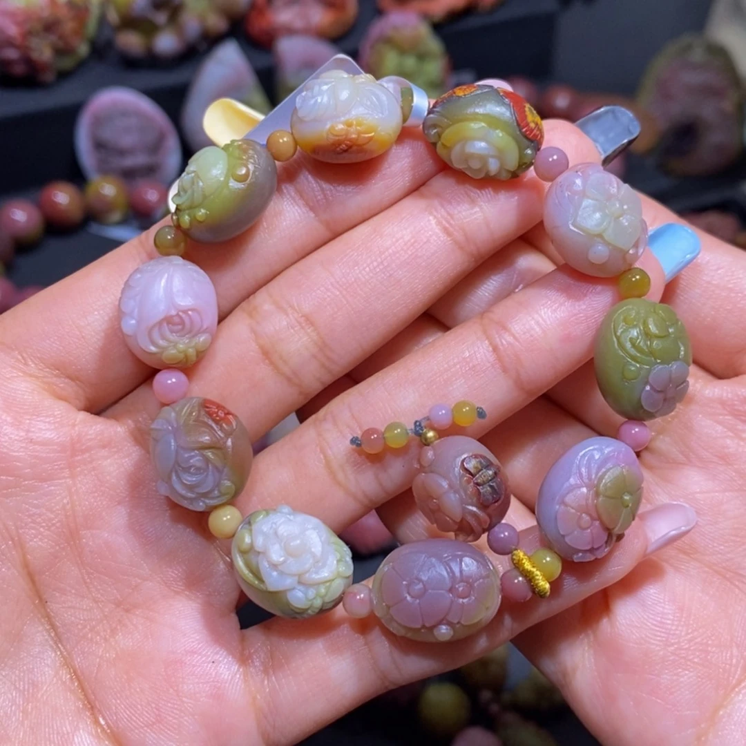 【闪购商品】玛瑙/玉髓手串未镶嵌盐源玛瑙