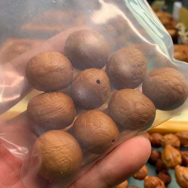 手串/手链橄榄核彺**珄橄榄核雕，钟馗