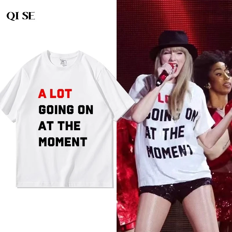 霉霉 泰勒斯威夫特同款短袖T恤TaylorSwift巡演周边衣服纯棉半袖
