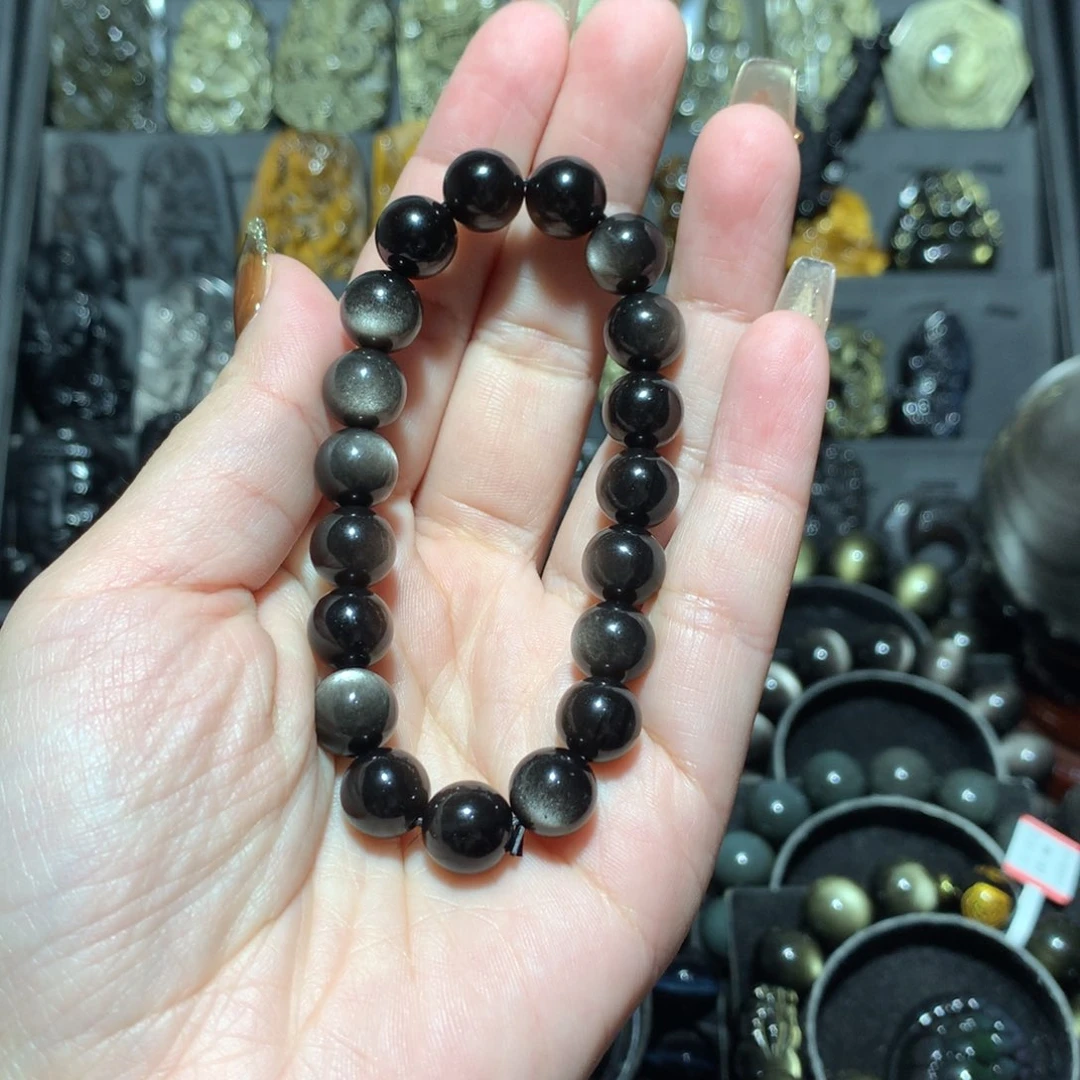 未镶嵌黑曜岩手串许****少