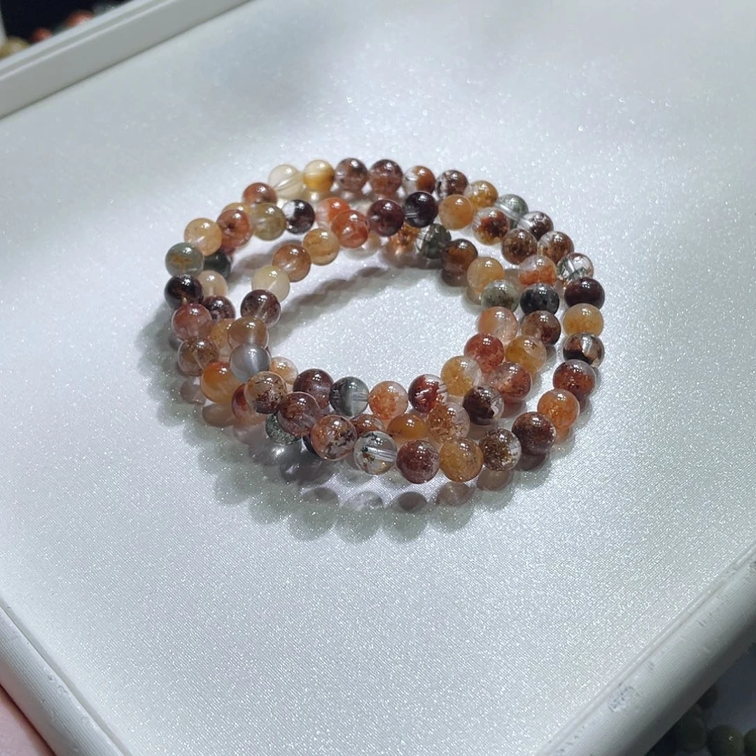 手链未镶嵌水晶四季彩幽灵多圈7m