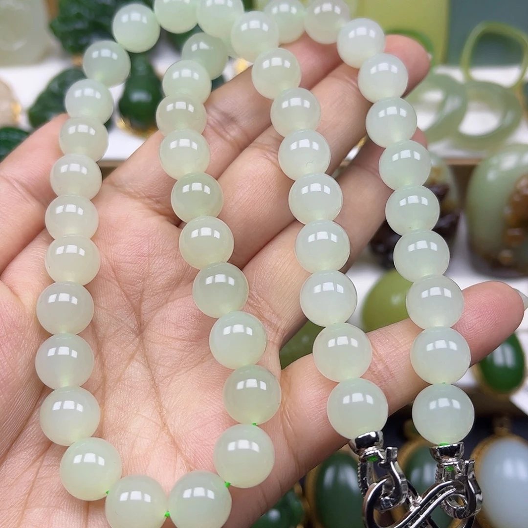 和田玉未镶嵌项链卡10