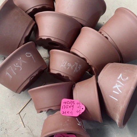 紫砂花盆100-12。100-12