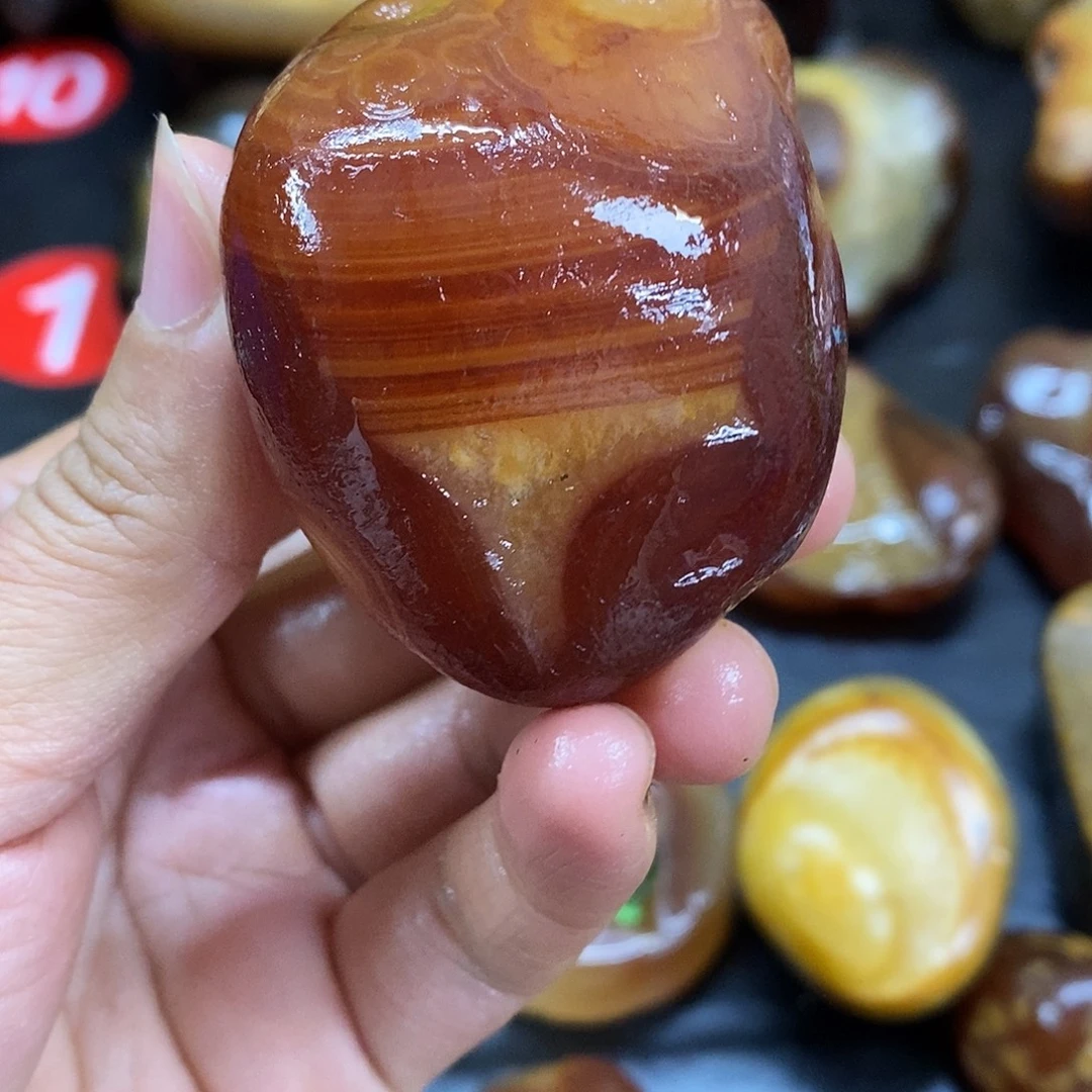 玛瑙/玉髓未镶嵌手把件