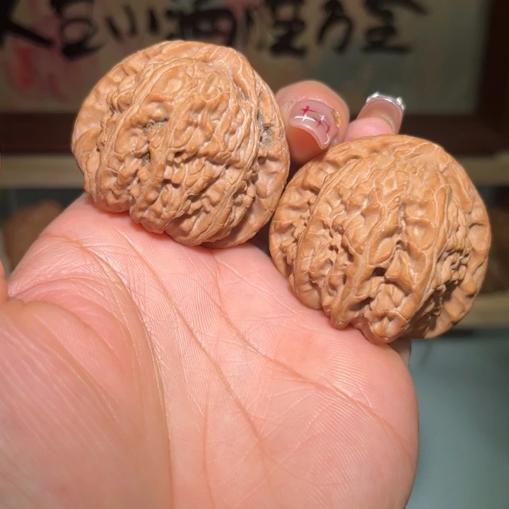 吊坠文玩核桃白狮子