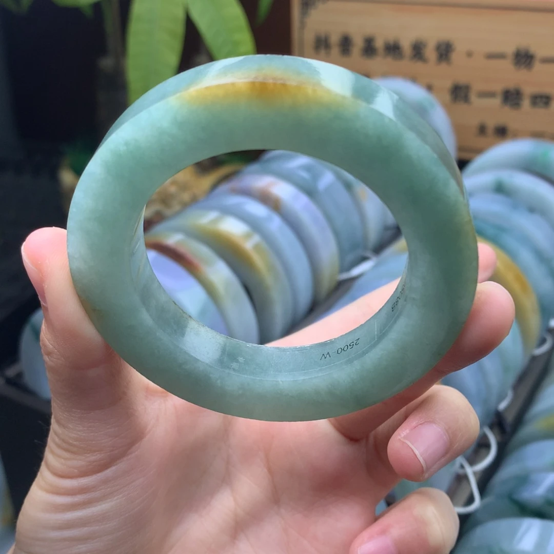 未镶嵌手镯定制翡翠定制不退不换