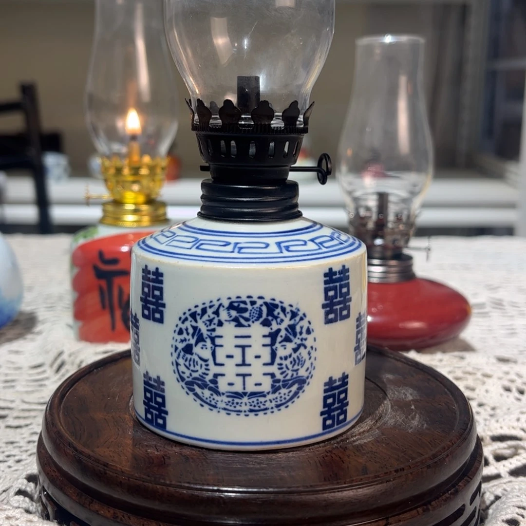 摆件景德镇陶瓷香薰灯