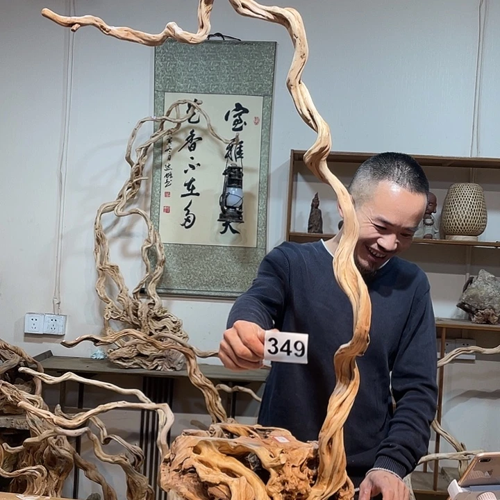 向***头香榧木杜鹃根天然根艺7