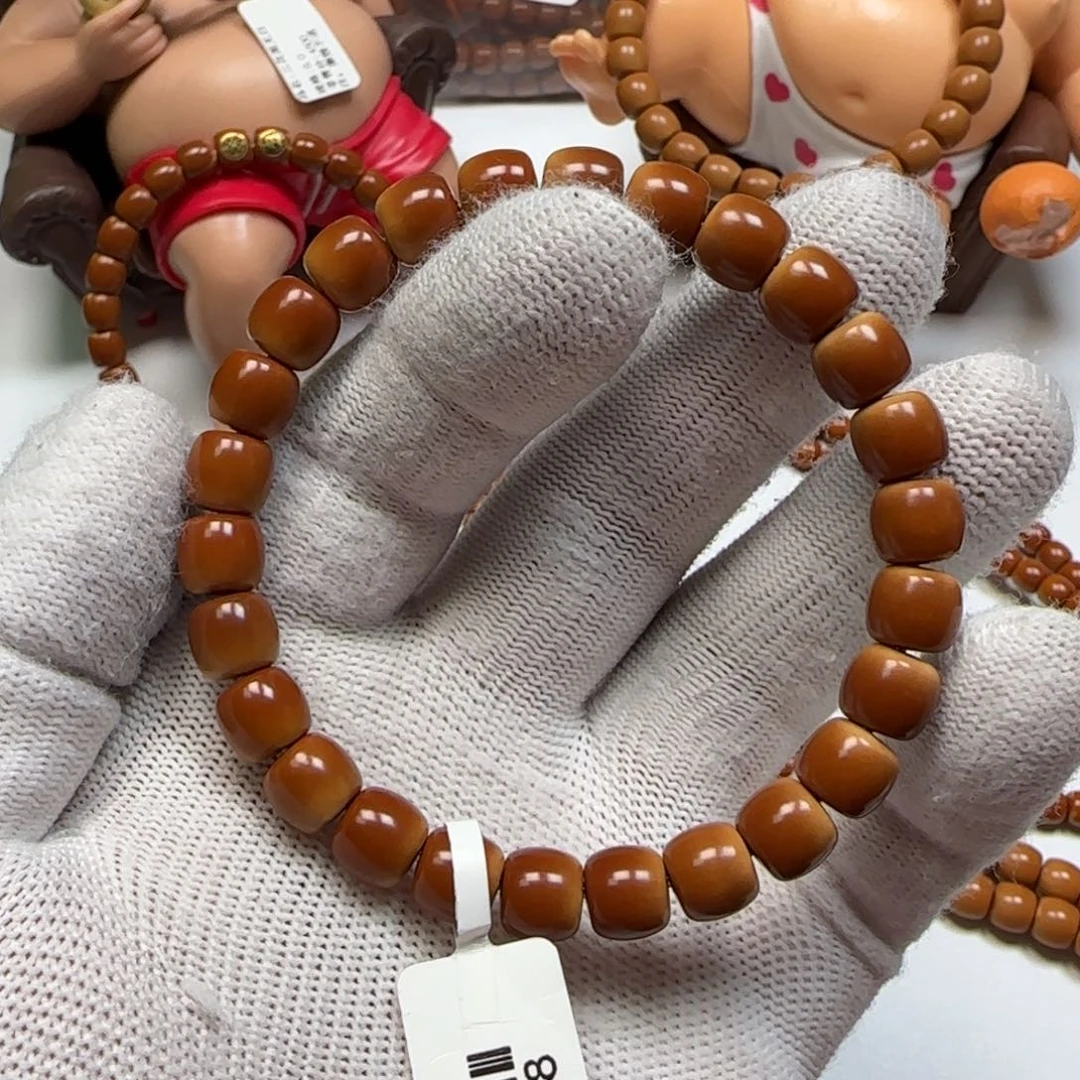 橄榄核手串/手链老挝核尖单圈8.6