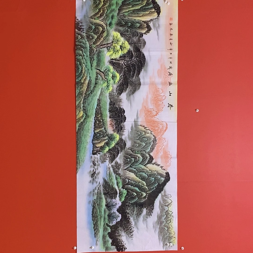 国画山水花鸟国画作品