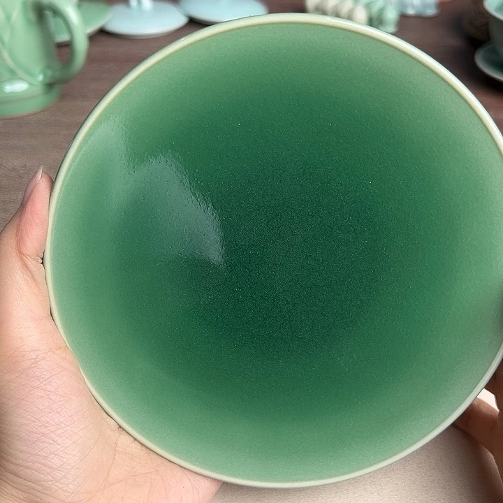 龙泉云间青瓷小米茶器