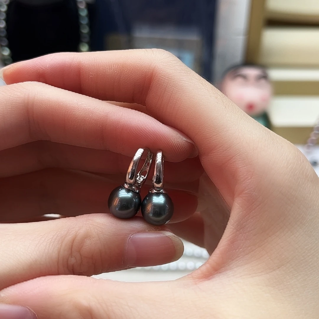 海水珍珠耳饰未镶嵌