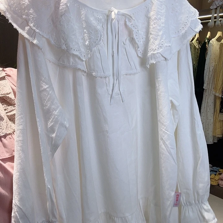 棉韩国 ULLALA 纯棉长袖