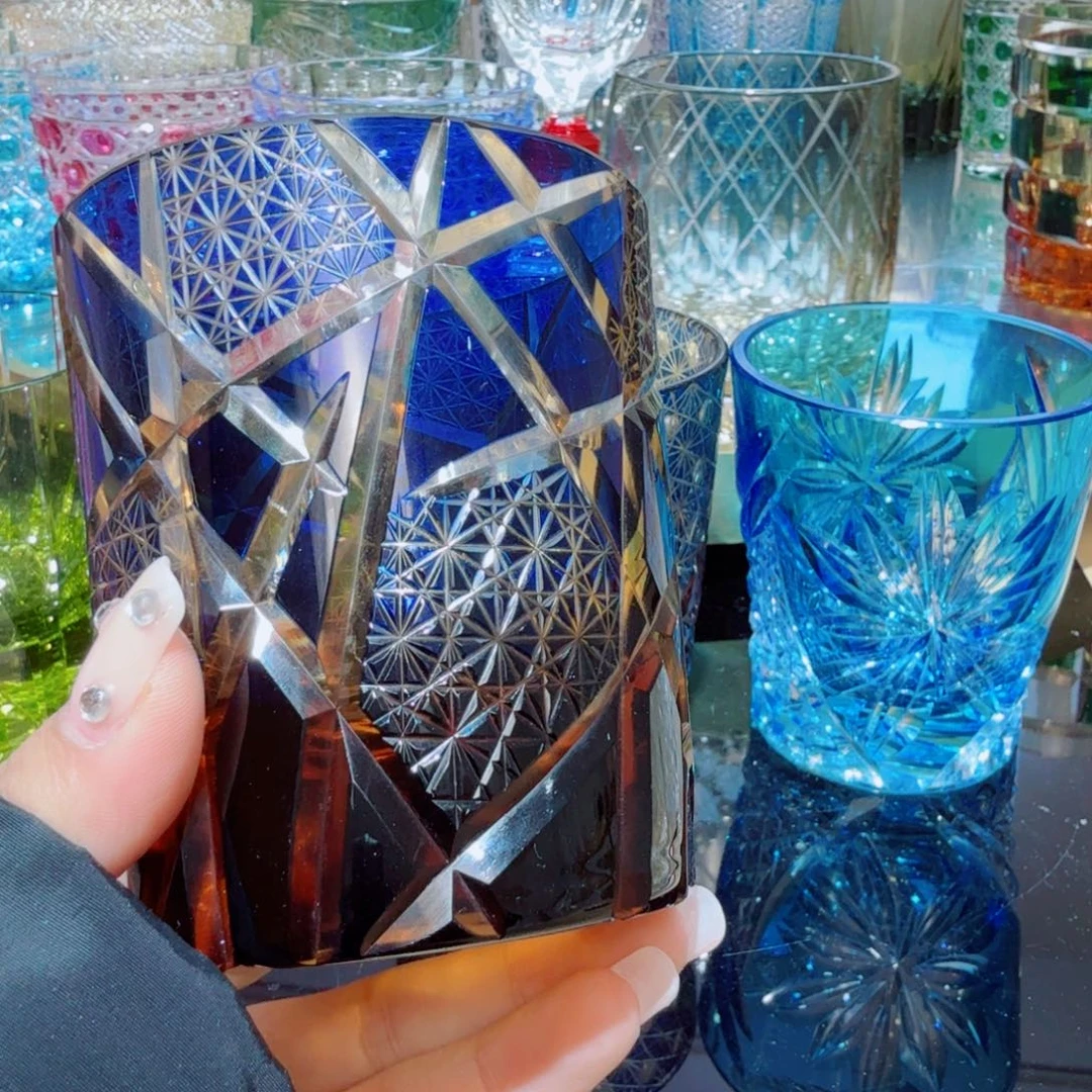 手柄款水晶玻璃水晶杯