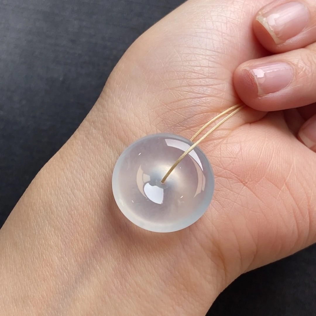 翡翠未镶嵌颈饰21.8-5.7