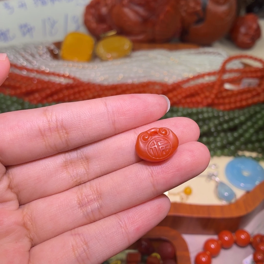 未镶嵌配饰南红玛瑙南红平安锁