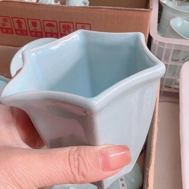 杯汝瓷原产地生产瑕品