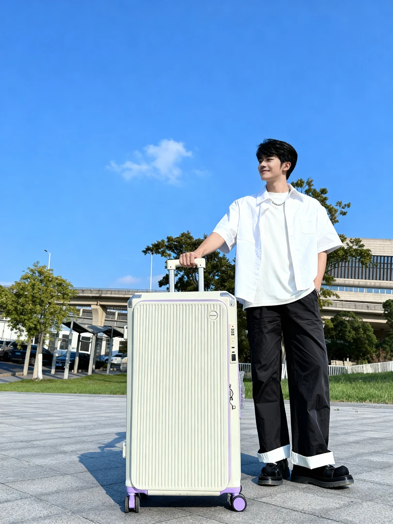 前开盖大容量行李箱19开2026新款旅行箱万向轮5轮防刮耐磨抗压皮
