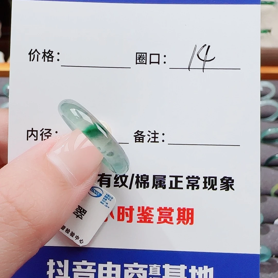 翡翠戒指未镶嵌用****8