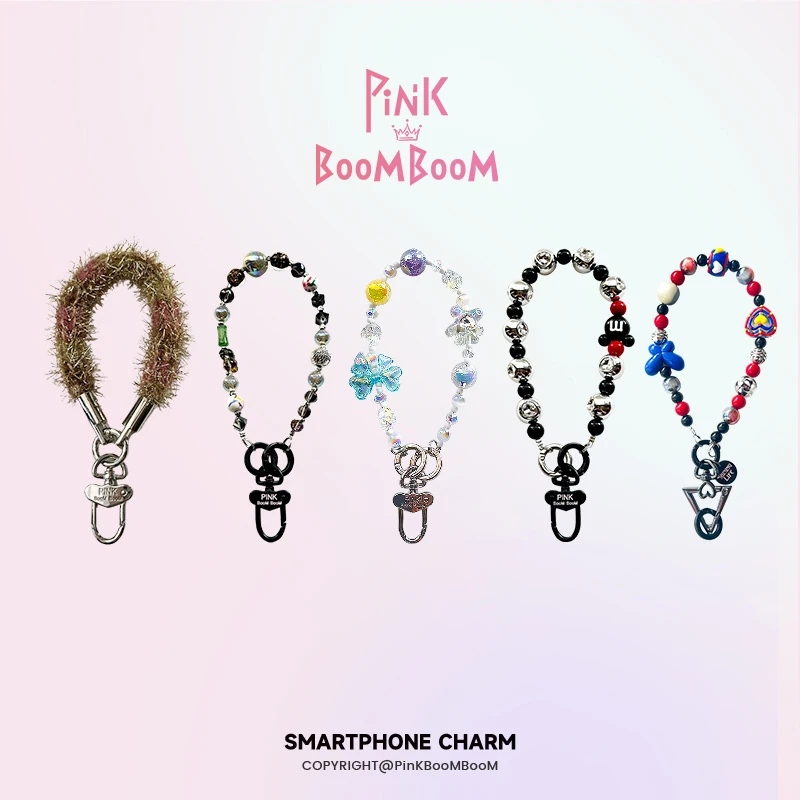 【FACAI壳壳】PinkBooM原创手机链串珠挂链手工高端钥匙扣相机挂链
